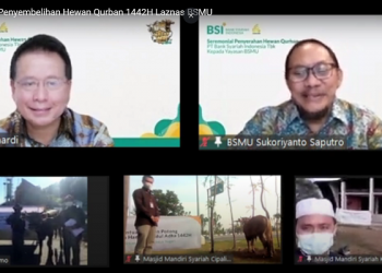 BSI Salurkan Lebih dari 3.000 Hewan Kurban pada Idul Adha 1442 H