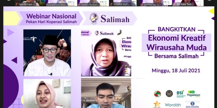 Sandiaga Uno Ajak Salimah Millenial Kembangkan Industri Kreatif