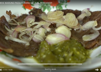 Rumah Makan Padang Tak Sajikan Menu Rendang, Tetap Ramai Pembeli