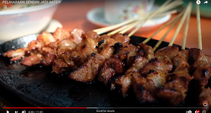 Rahasia Kelezatan Sate Kambing Tanpa Bumbu di Tegal, Tetap Ramai Pembeli