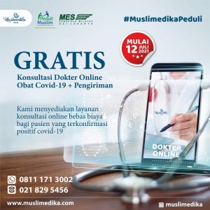 MES DKI JAKARTA dan Muslimedika Berikan Konsultasi dan Layanan Obat Gratis untuk Pasien Covid 