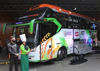 ACT Luncurkan Humanity Food Bus, Siap Sajikan hingga 5.000 Porsi Setiap Hari