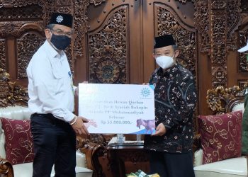 BSB Serahkan Simbolis Hewan Qurban ke PP Muhammadiyah