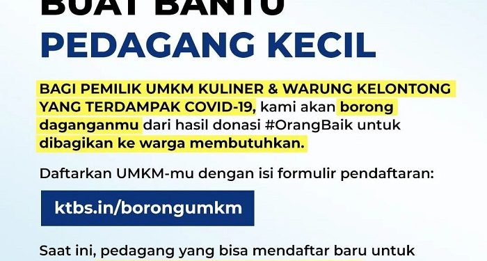 Bantuan Pedagang Kecil Terdampak Pandemi, Begini Caranya