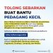 Bantuan Pedagang Kecil Terdampak Pandemi, Begini Caranya