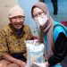 Bantu Lansia Dhuafa, Yayasan Ruang Insan Berbagi Bagikan Satu Ton Beras