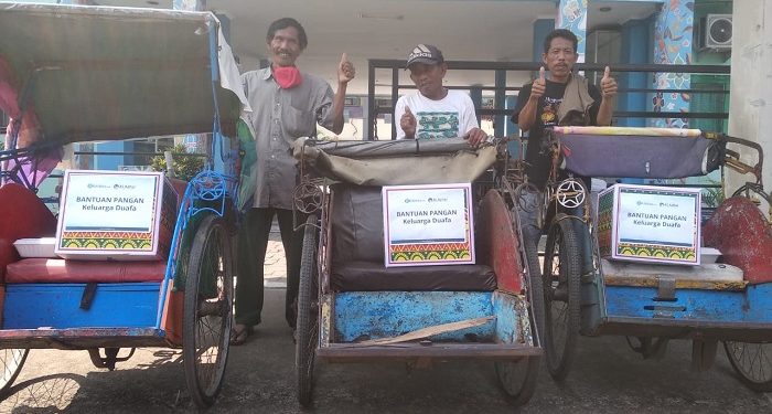 LAZ Al Azhar dan Kitabisa.com Kirimkan Paket Sembako Untuk Buruh Harian Saat Pandemi