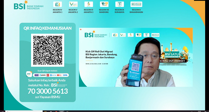 BSI Gelar Sedekah Virtual untuk Negeri