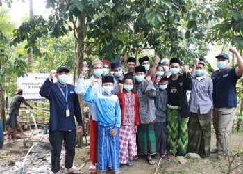 Bertahun-tahun Kekeringan, Pesantren di Lebak Kini Dapat Air Bersih Lewat Wakaf Sumur Bor
