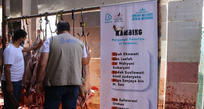 35.773 Warga Palestina Menerima Daging Qurban dari Sahabat Adara Relief International