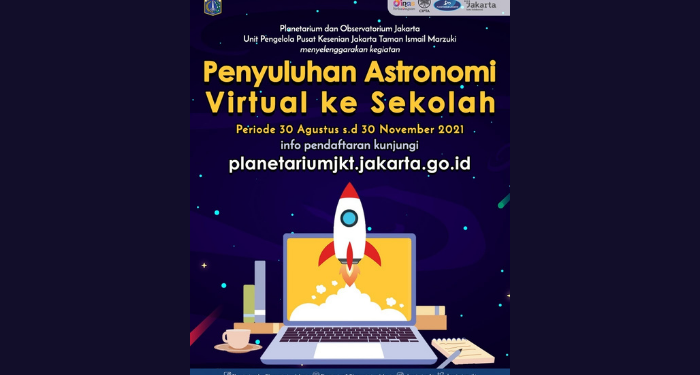 Penyuluhan Astronomi Virtual ke Sekolah