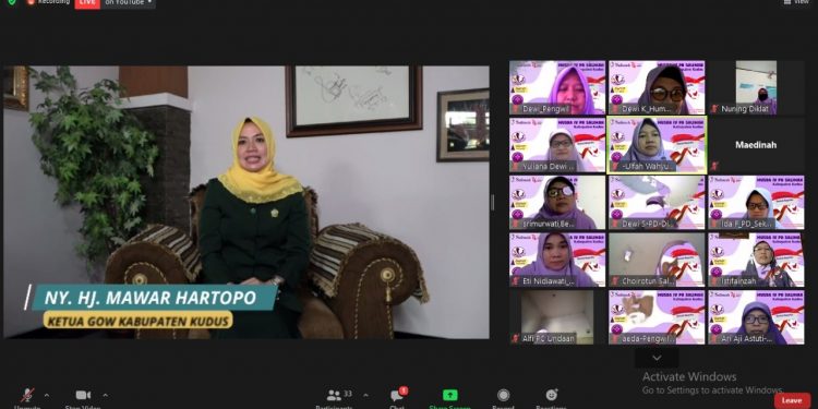 Ketua Salimah Jateng Lantik Ketua Salimah Kudus Periode 2021-2026