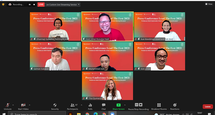 Ajang Selebrasi Kepemimpinan di Indonesia, Pemimpin.id Luncurkan Lead The Fest 2021