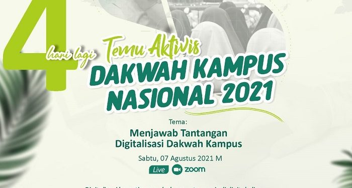Bahas Tantangan Dakwah di Era Digital, FMDKI Akan Gelar Temu Aktivis Dakwah Kampus Nasional 2021