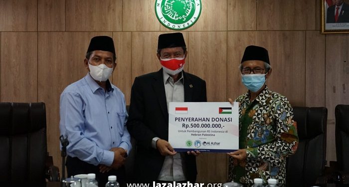 LAZ Al Azhar Salurkan Donasi untuk Pembangunan Rumah Sakit di Palestina