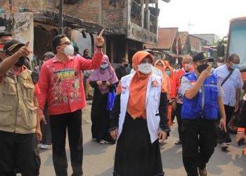 Anis Byarwati Kunjungi Lokasi Kebakaran di Matraman