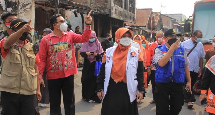 Anis Byarwati Kunjungi Lokasi Kebakaran di Matraman