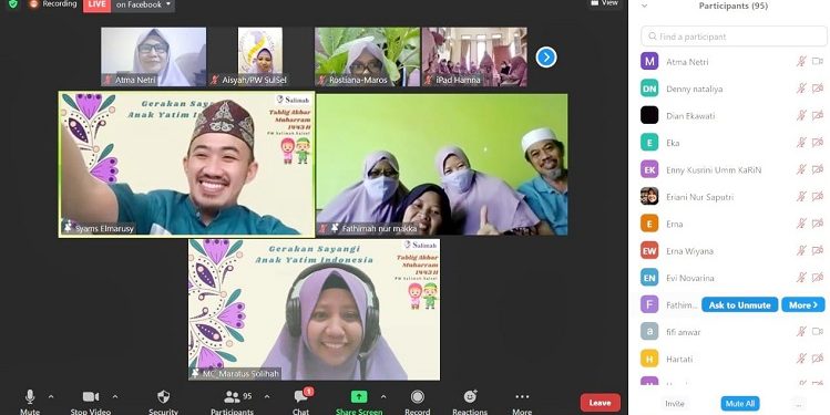 Gerakan Sayangi Anak Yatim Indonesia Dirilis Salimah Sulsel