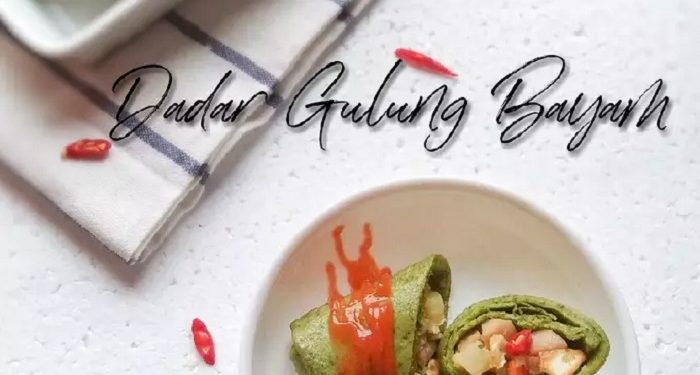Resep Dadar Gulung Bayam Menu PPKM