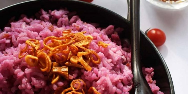 Resep Nasi Uduk Ungu Gurih Kekinian