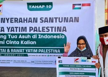 NPC Santuni 900 Anak Yatim Palestina Setiap Bulan