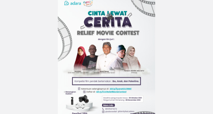 Adara Relief International Selenggarakan Kompetisi Film Pendek