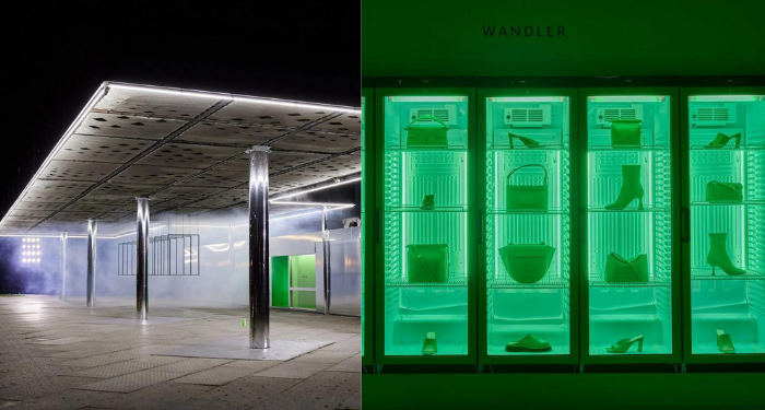 Pom Bensin Diubah jadi Instalasi Cermin