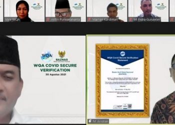 BAZNAS Kembali Raih Sertifikasi Covid Secure