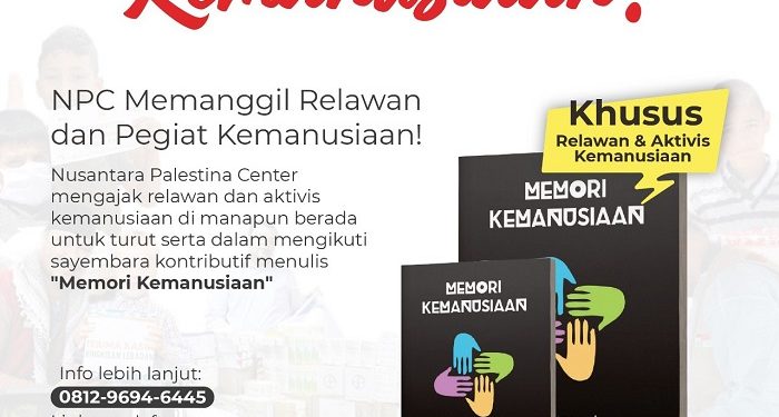 NPC Memanggil Relawan dan Pegiat Kemanusiaan