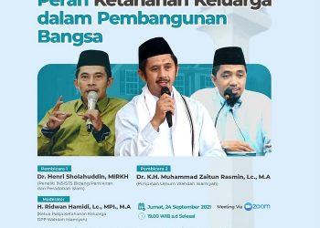 Semarakkan Muktamar, Wahdah Islamiyah Gelar Webinar Ketahanan Keluarga
