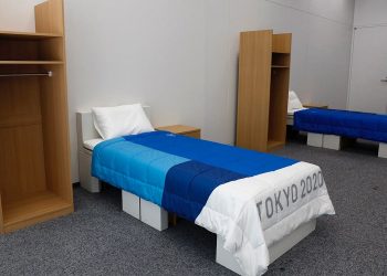 Tempat Tidur Kardus Olimpiade Dialihfungsikan untuk Pasien Covid-19 di Osaka
