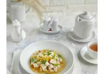 Chicken Mushroom Ginger Soup untuk Kamu yang Sakit Flu