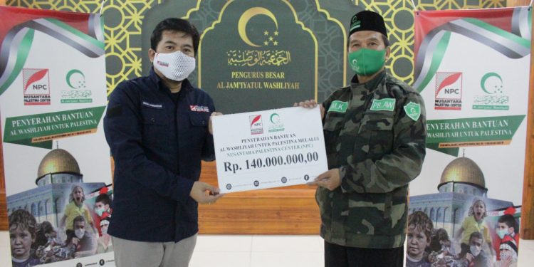 Melalui NPC, PB Al Washliyah Salurkan Bantuan Senilai 140 Juta untuk Kemanusiaan di Palestina