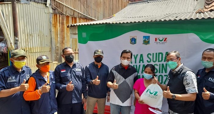 LAZ Al Azhar Bersama FOZWIL DKI Menggelar Vaksinasi di Jakarta Pusat