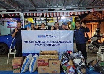 Tim FORMULA LAZ Al Azhar Sigap Bantu Korban Banjir Rangkasbitung