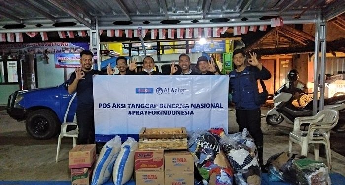 Tim FORMULA LAZ Al Azhar Sigap Bantu Korban Banjir Rangkasbitung