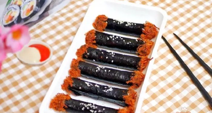 Resep Seaweed Roll atau Nori Gulung Isi Roti Abon Favorit Keluarga
