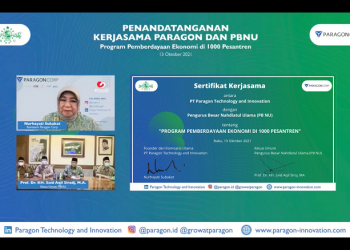 Berdayakan Ekonomi Umat di Seribu Pesantren, Paragon Jalin Kerja Sama dengan PBNU
