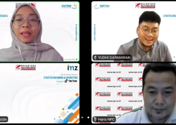 NPC bersama IMZ Learning Selenggarakan Online Sharing Program Bahas Strategi Branding di Tiktok
