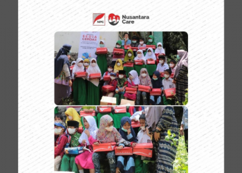 Hari Sumpah Pemuda, NPC Berikan Bantuan Sepatu kepada 41 Murid LSMMI