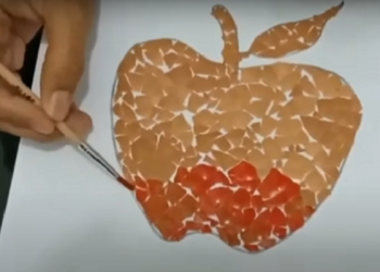 Yuk Bund, Ajak Anak Membuat Kolase dari Kulit Telur