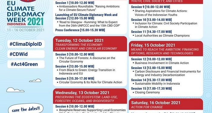Pekan Diplomasi Iklim 2021 Ajak Masyarakat untuk Bertindak atasi Krisis Iklim