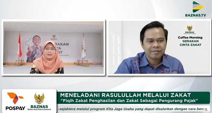 BAZNAS dan PT Pos Indonesia Gelar Webinar Meneladani Rasulullah Melalui Zakat
