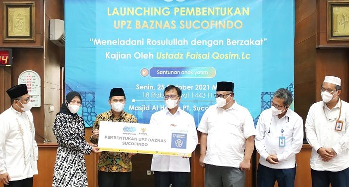 Optimalkan Potensi ZIS di Indonesia, BAZNAS dan SUCOFINDO Resmikan UPZ BAZNAS SUCOFINDO