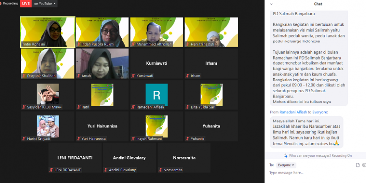 Salimah Banjarbaru Giatkan Literasi dengan Pelatihan Menulis Rilis Berita