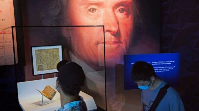 Al-Qur'an Bersejarah Milik Presiden AS Thomas Jefferson Dipamerkan di Expo 2020 Dubai
