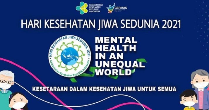 Hari Kesehatan Mental Sedunia 2021 Angkat Tema Kesetaraan dalam Kesehatan Jiwa untuk Semua