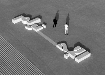 Tulisan Kaligrafi Arab Berwujud Bangku Hadir di Expo 2020 Dubai