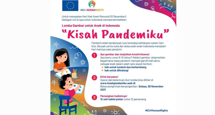 Dapatkan Tablet Pintar dengan Menceritakan Kisah Pandemi Kamu Melalui Gambar