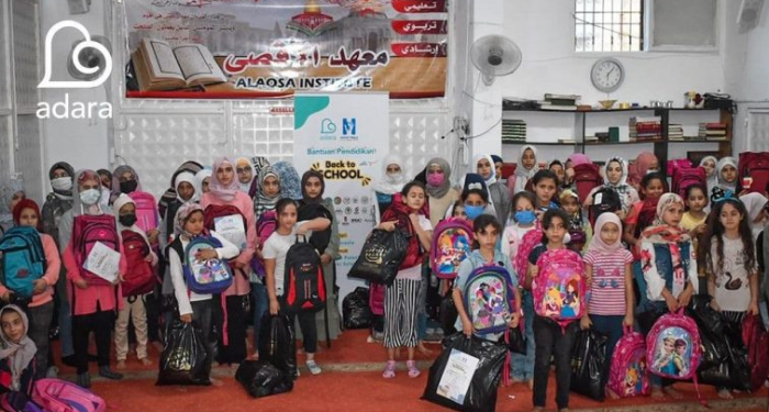 Program Back to School Bantu Anak-anak Palestina di Pengungsian Bersekolah